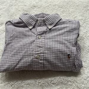 Ralph Lauren Mens Button Up Classic Fit XL Logo Pony Prep Old Money Clean Preppy